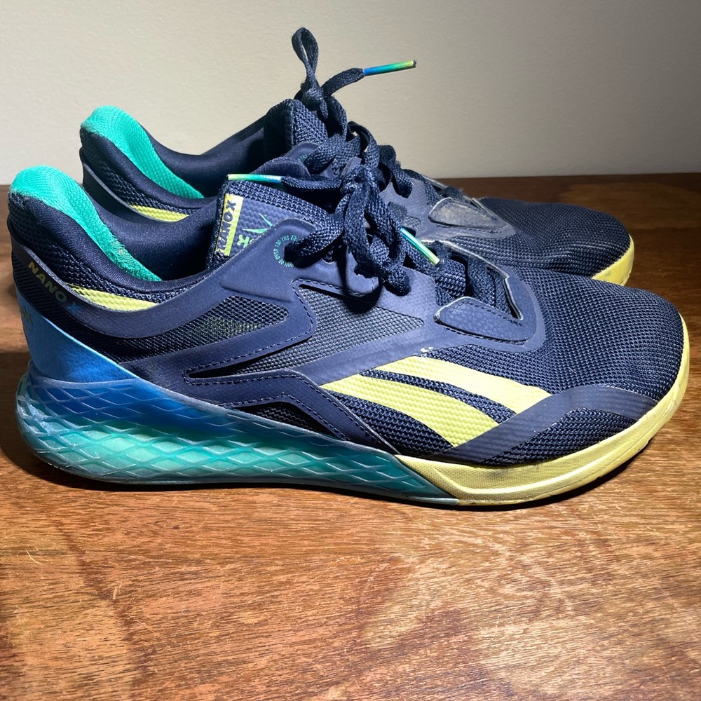 Reebok Nano Navy and Teal Athletic Shoes